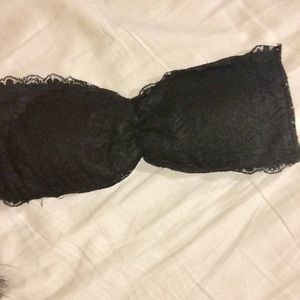 Anemone Black Lace Bandeau